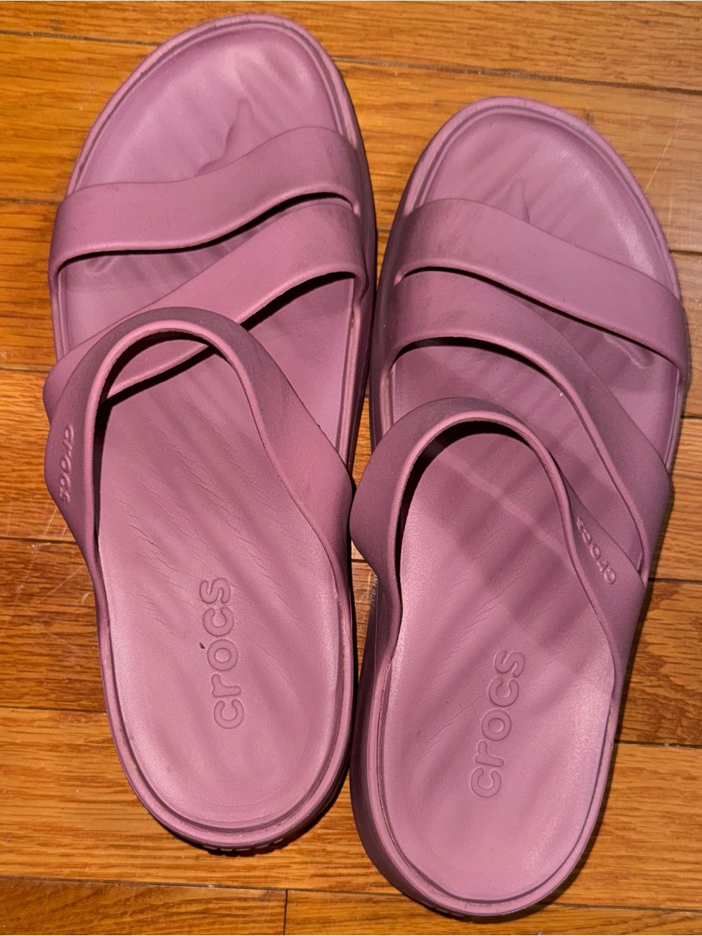 CROCS Women's Mauve Slide Sandals